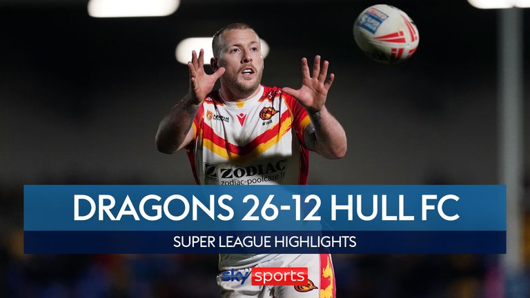 Catalans Dragons' Jordan Abdull during the Betfred Super League match at the Cherry Red Records Stadium, London. Picture date: Friday February 23, 2024.
