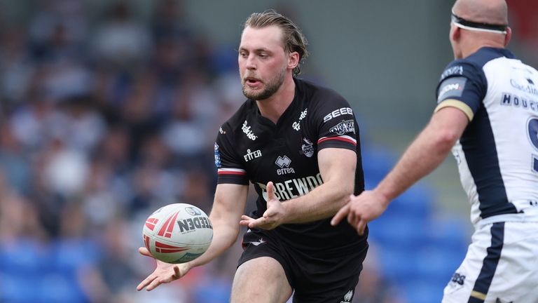 Picture by John Clifton/SWpix.com - 12/05/2024 - Rugby League - Betfred Super League Round 11 - London Broncos v Hull FC - Cherry Red Records Stadium, Kingston, England -
London Broncos' James Meadows