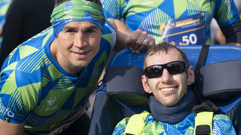 Kevin Sinfield (left), and Rob Burrow have been made CBEs (Commander of the Order of the British Empire) in the New Year Honours list, for services to Motor Neurone Disease awareness.